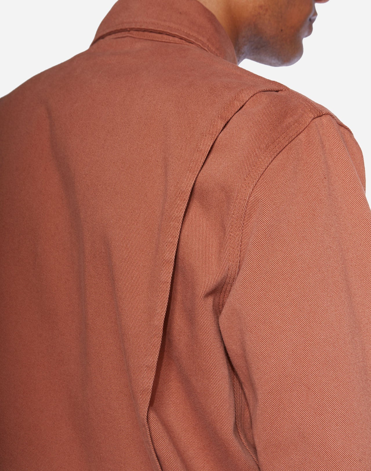 Veste workwear en coton bio | marron "hekinan sienna"