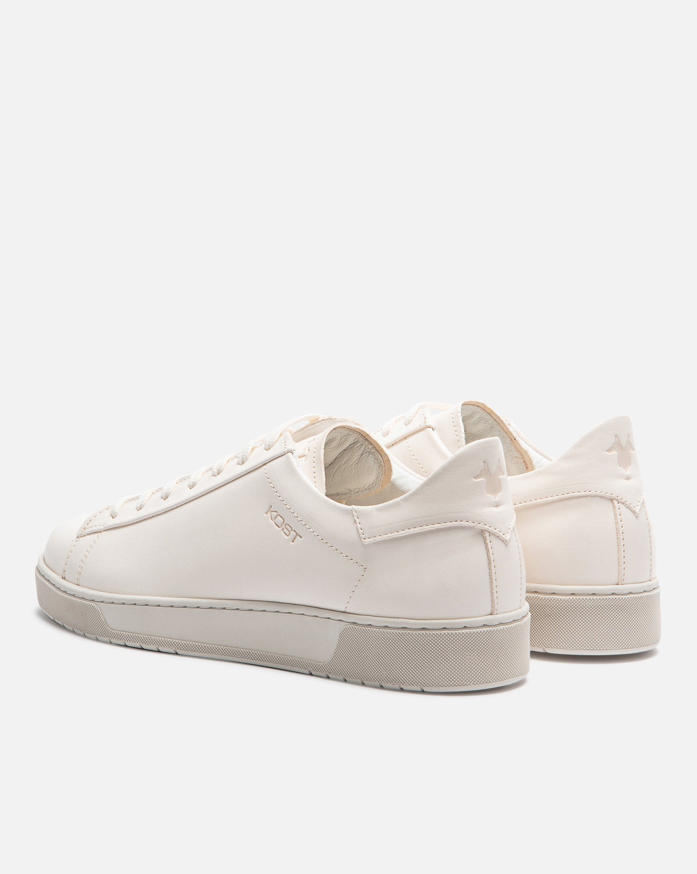 Baskets en cuir tannage végétal | Blanc "homerun 2r vgt blanc"