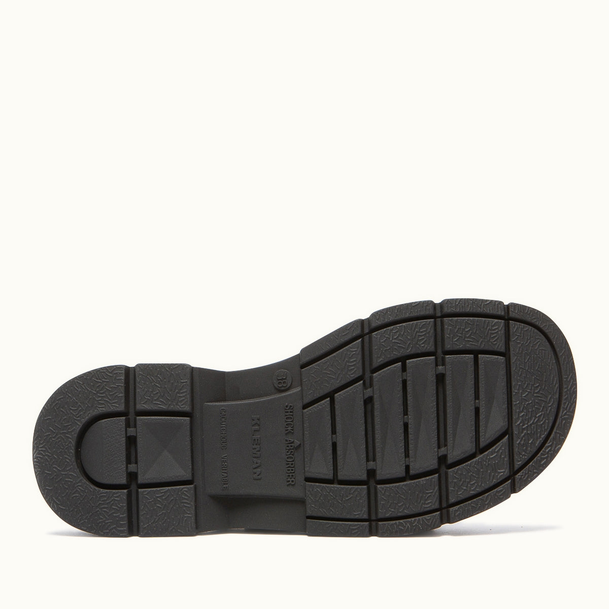 Mules noires made in France en cuir certifié - hublot vgt noir