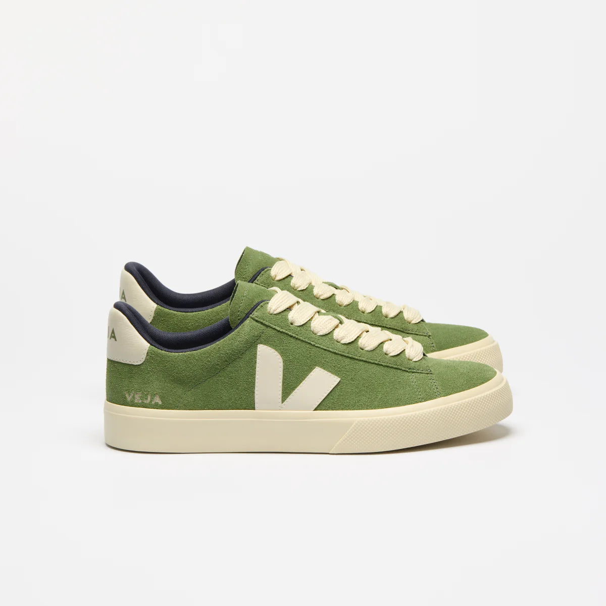 Baskets en suède | vert "campo bold kiwi pierre"