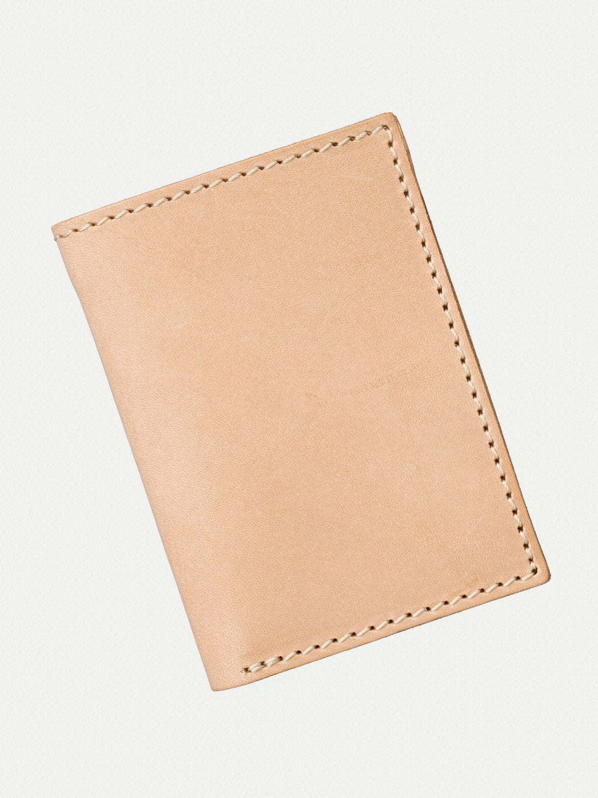 Porte cartes beige en cuir - hagdahl