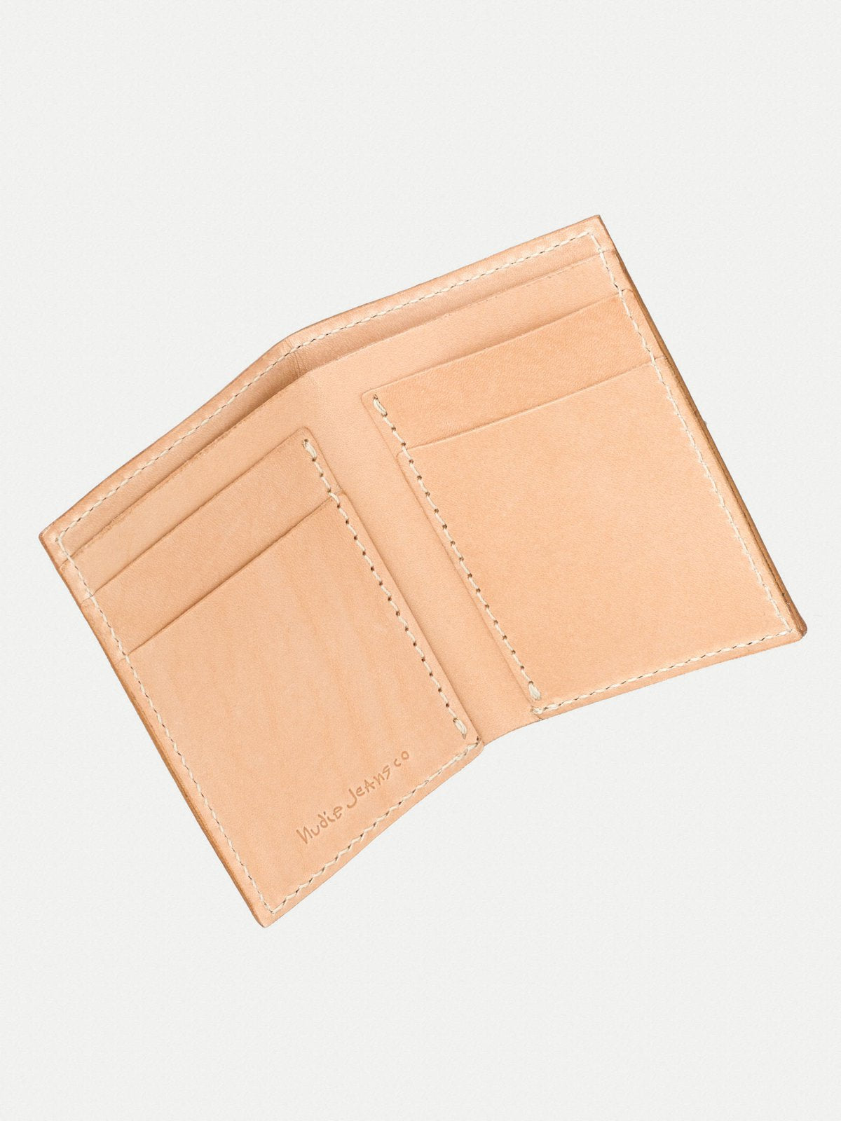 Porte cartes beige en cuir - hagdahl