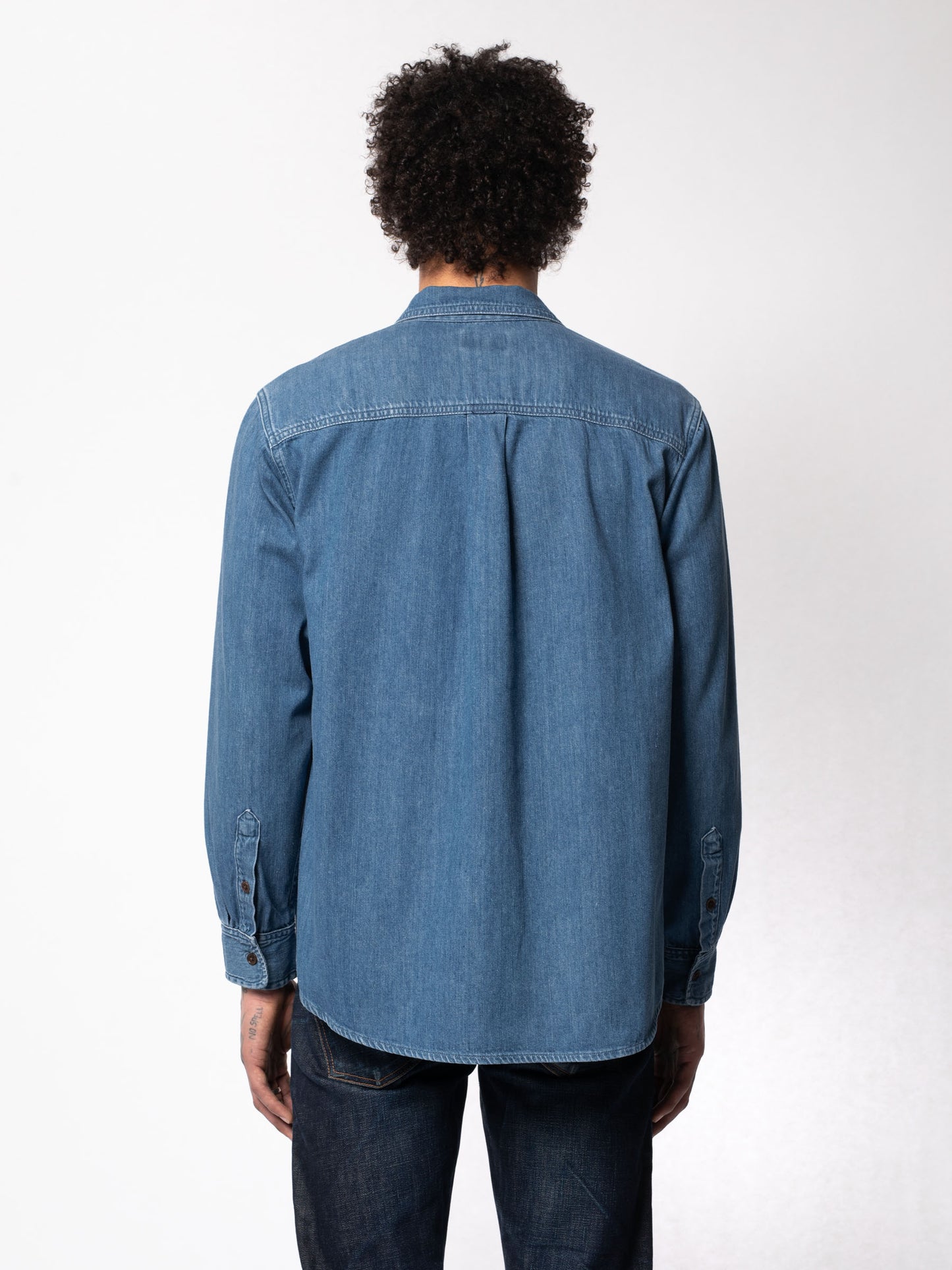 Chemise en jean en coton bio - Hebbe Humble Blue denim