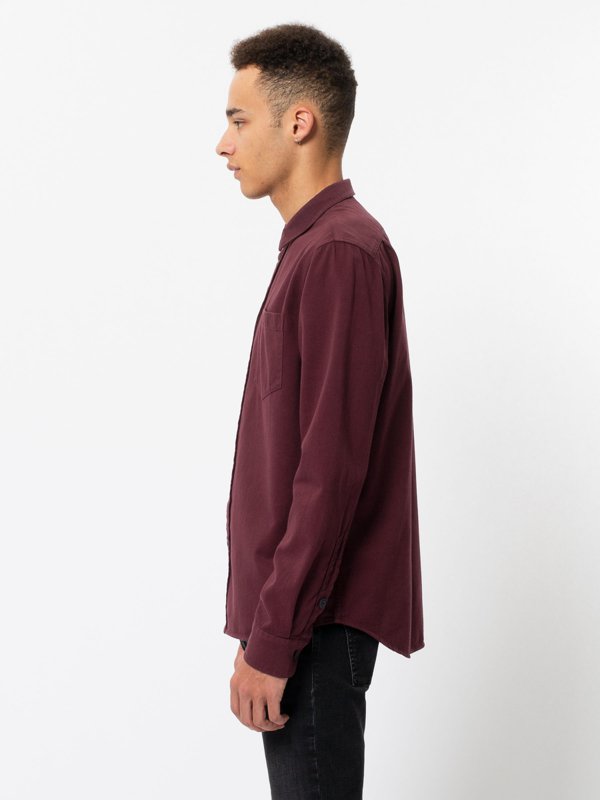 Chemise figue en coton bio - henry