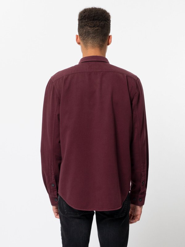 Chemise figue en coton bio - henry