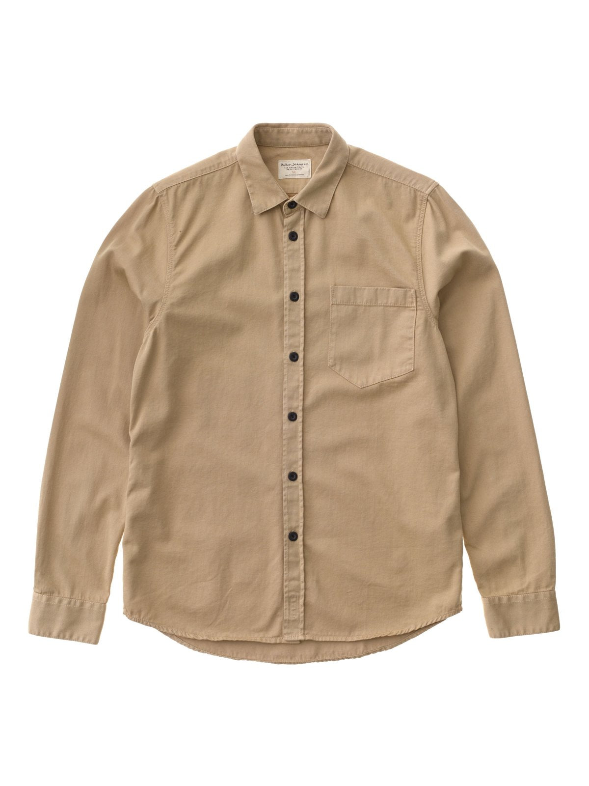 Chemise beige en coton bio - Henry