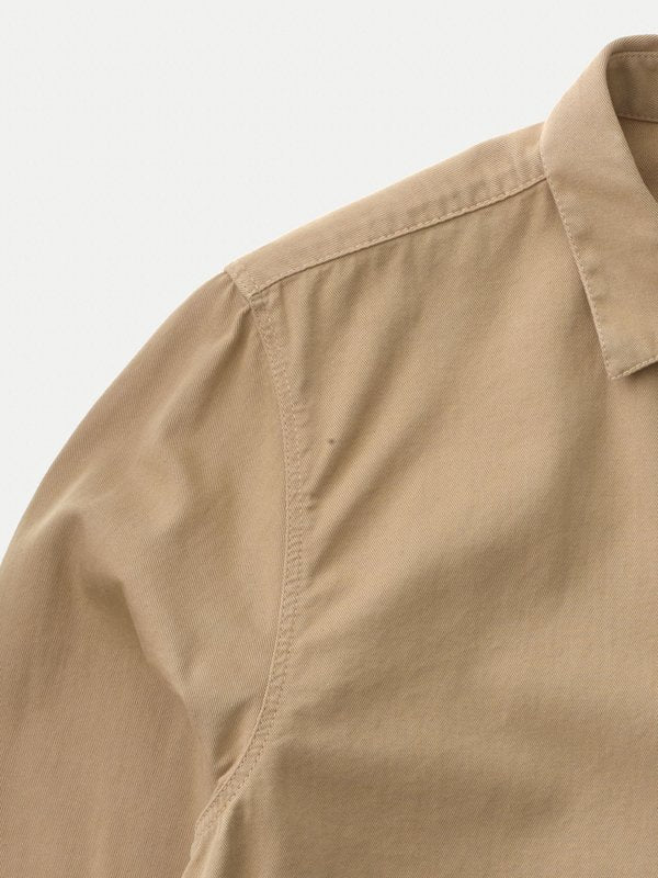 Chemise beige en coton bio - Henry