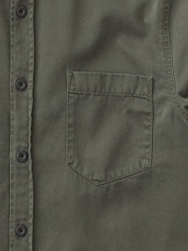 Chemise kaki en coton bio - Henry