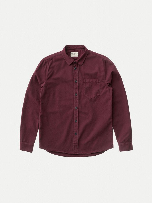 Chemise figue en coton bio - henry