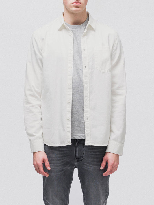 Chemise blanche en coton bio - Henry