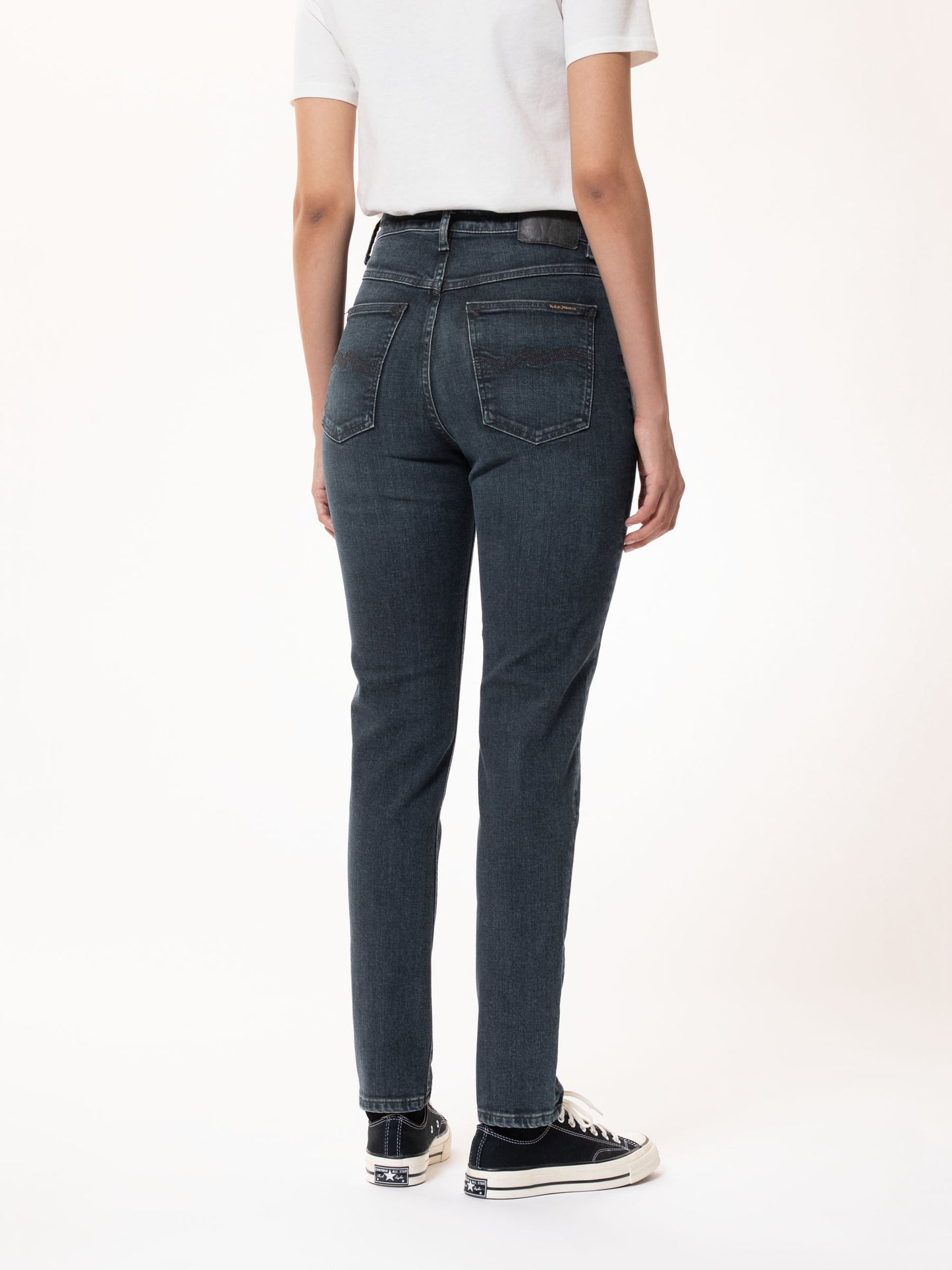 Jean skinny bleu foncé en coton bio - hightop tilde blue quartz