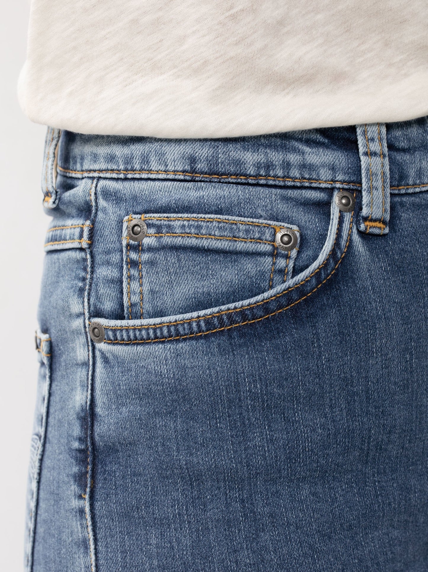 Jean skinny taille haute bleu délavé - hightop tilde blue sun