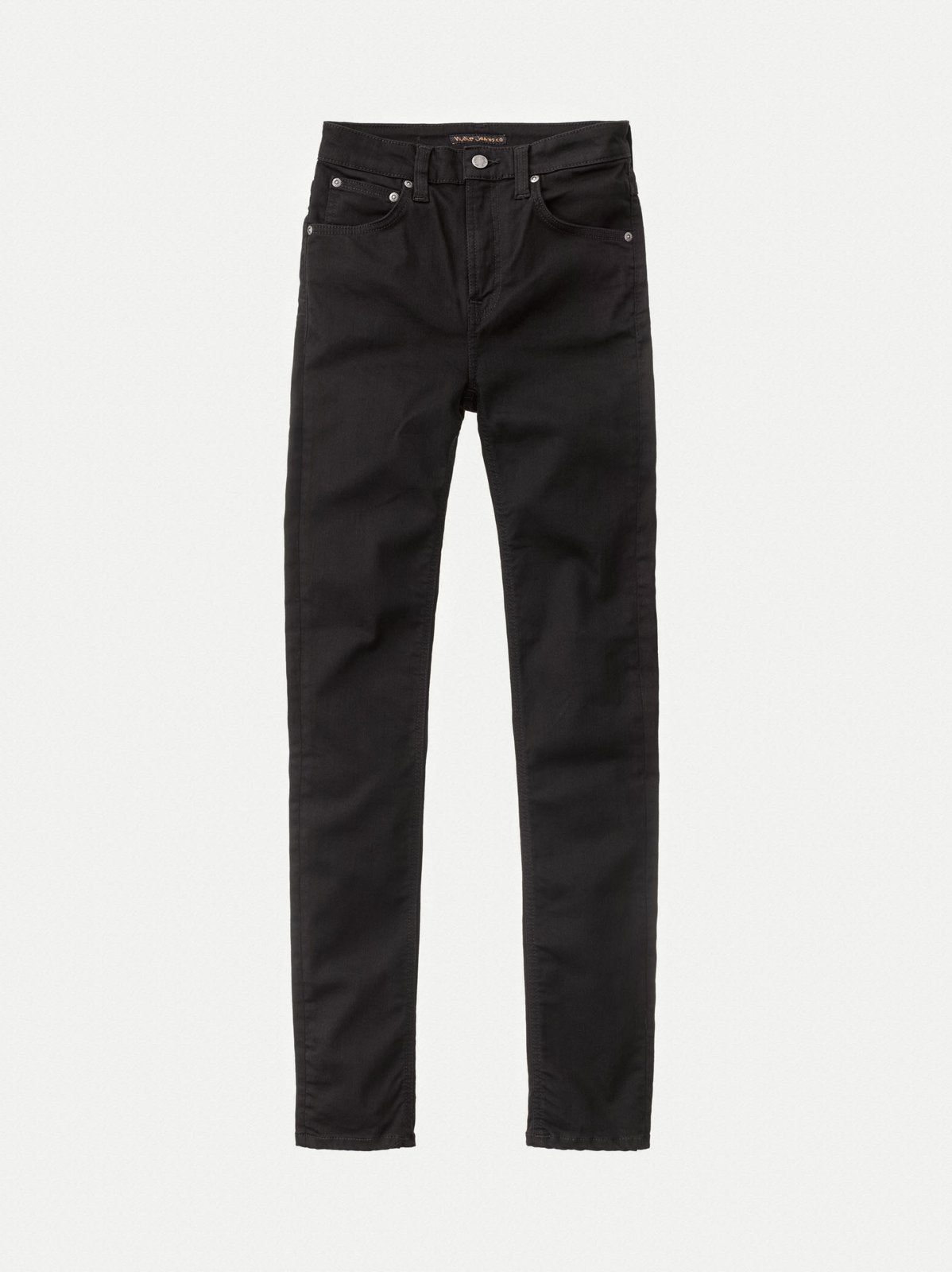 Jean skinny taille haute en coton bio | noir "hightop tilde ever black"