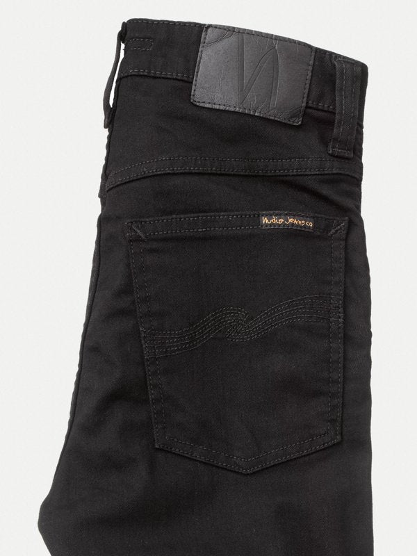 Jean skinny taille haute en coton bio | noir "hightop tilde ever black"