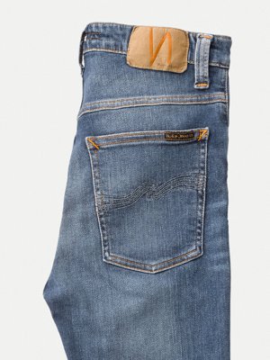Jean skinny taille haute bleu clair délavé - hightop tilde mid indigo