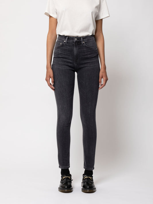 Jean skinny taille haute noir - hightop tilde night spirit