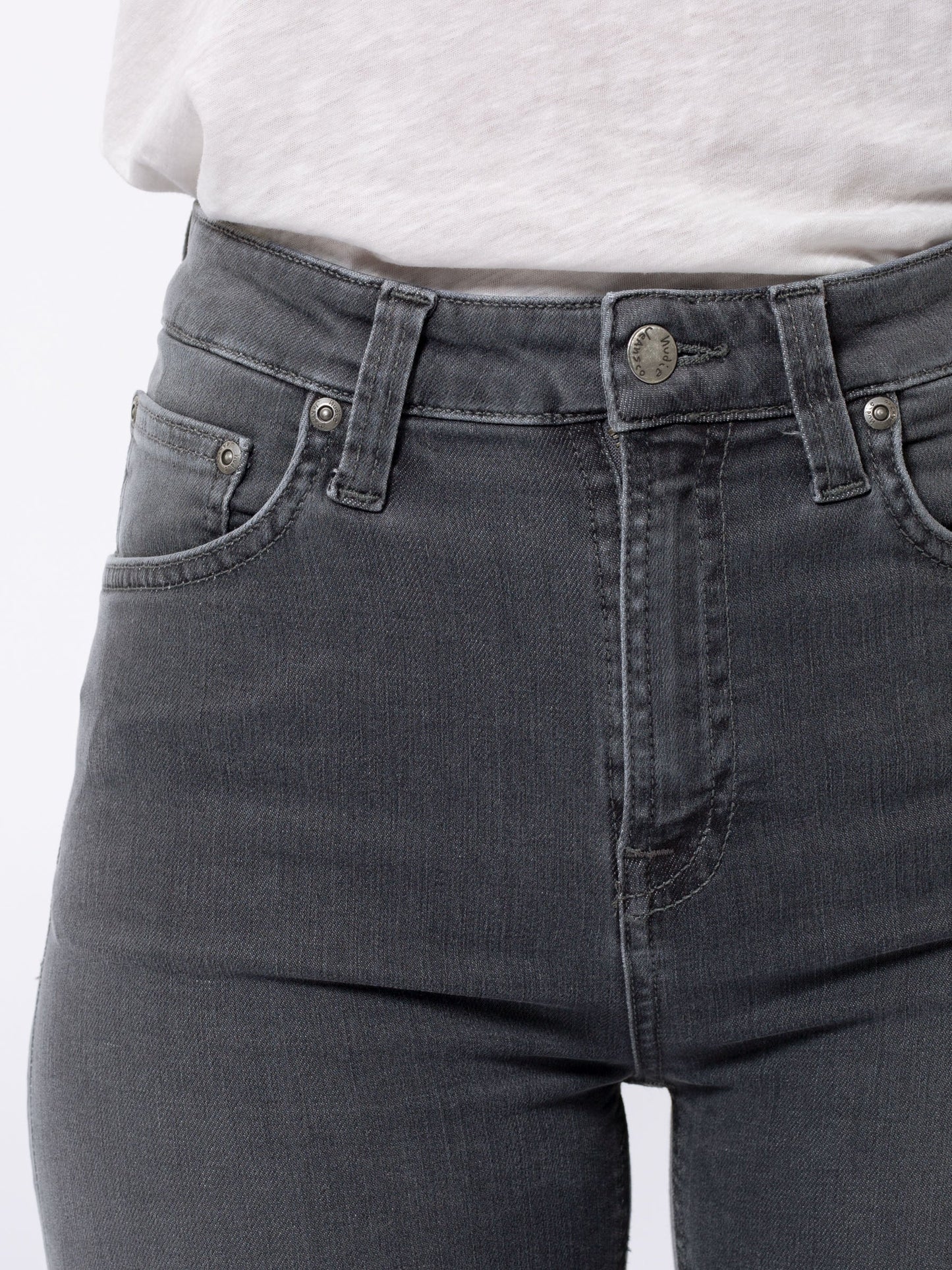 Jean skinny taille haute gris - Hightop Tilde Concrete Grey