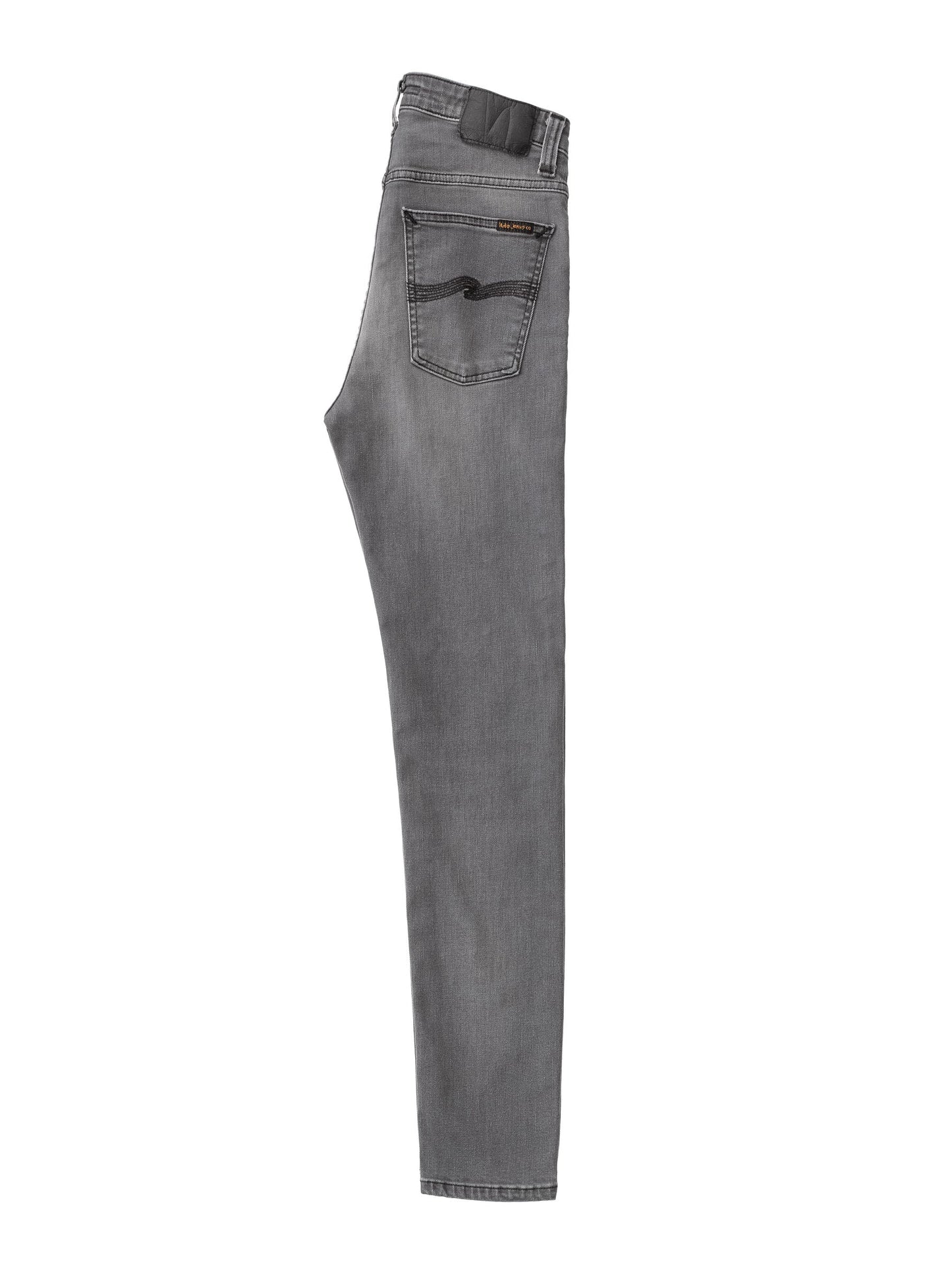 Jean skinny taille haute gris délavé en coton bio - Hightop Tilde grey wash