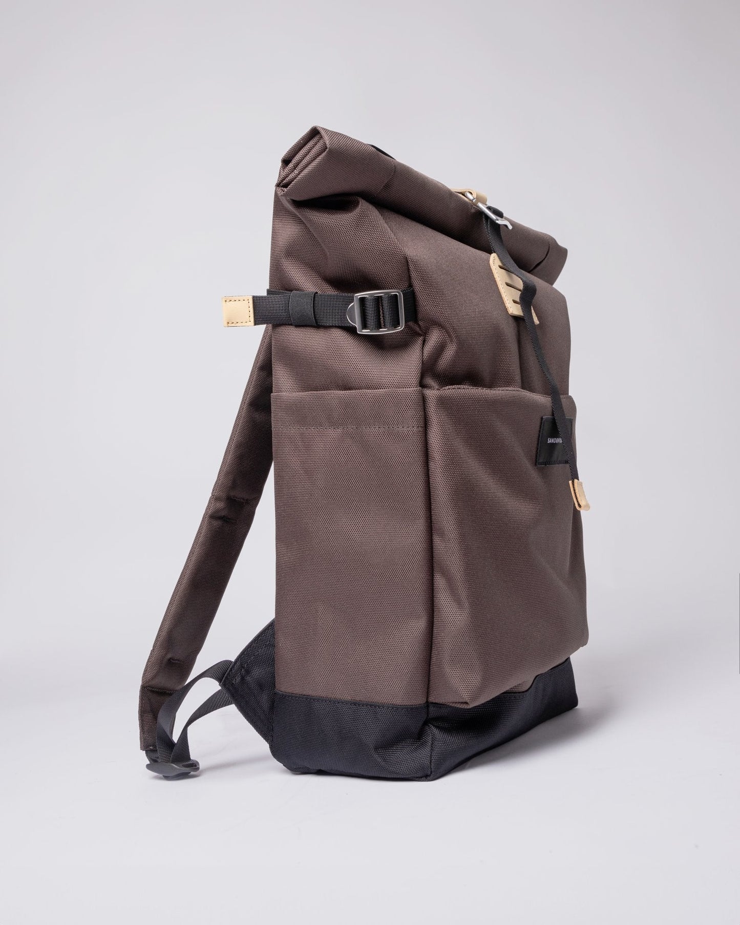 Sac à dos en matière recyclée | marron "ilon brown"
