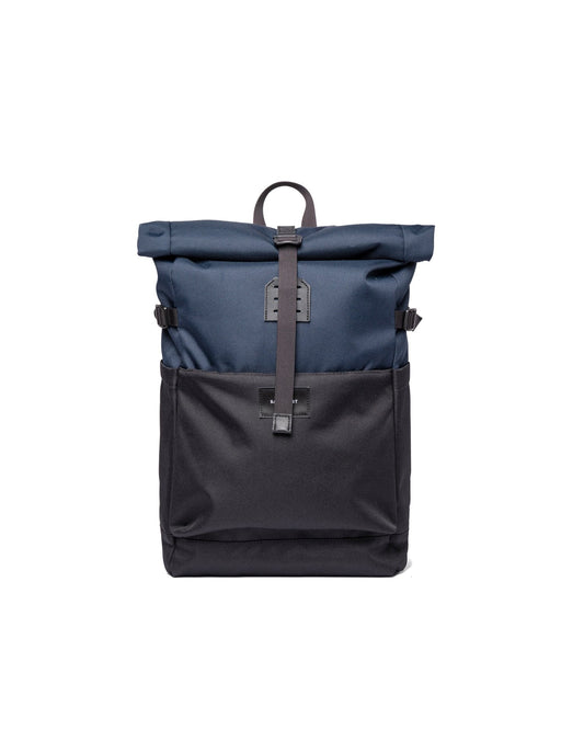 Sac à dos en matière recyclée | bleu et noir "ilon multi black navy"