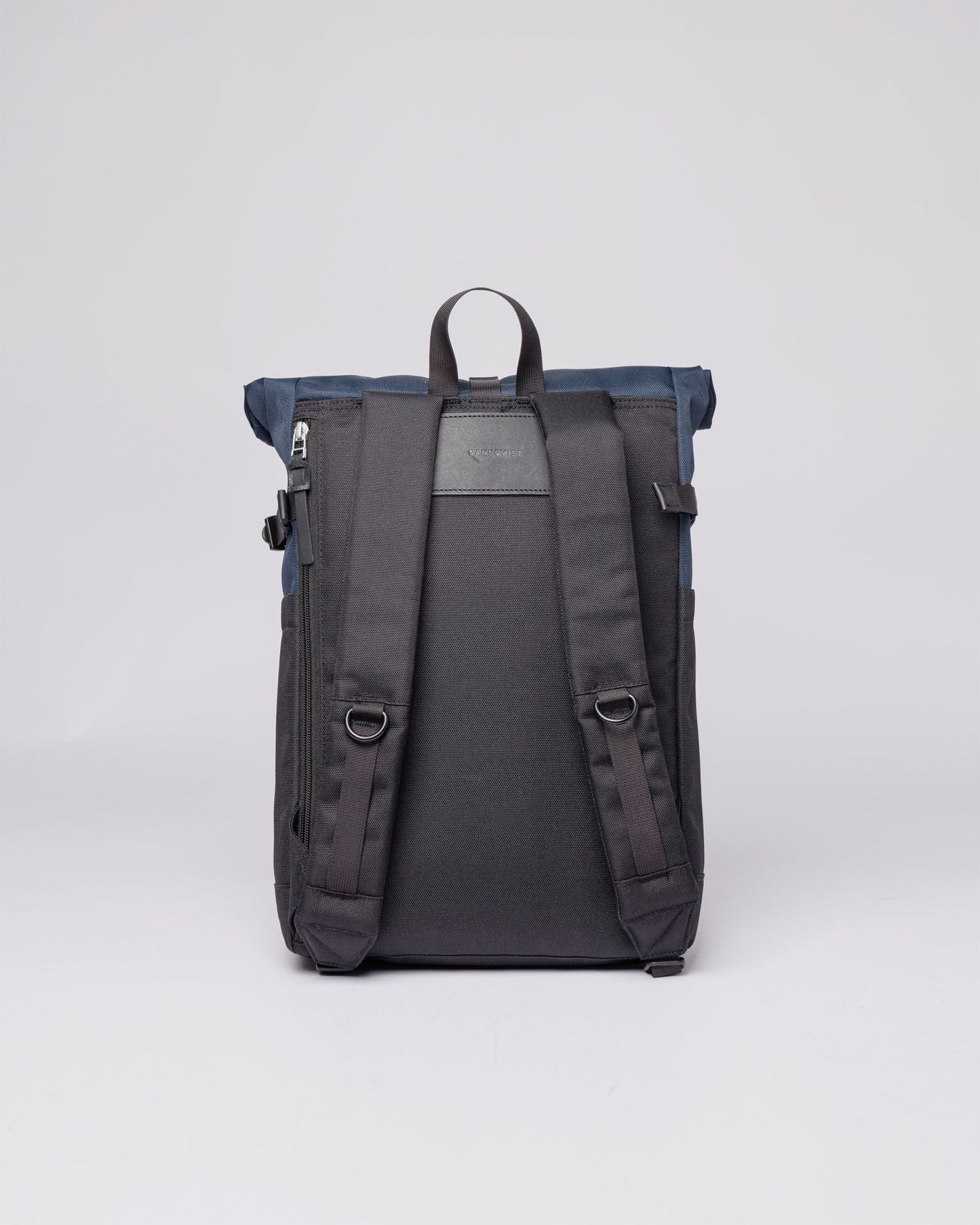 Sac à dos en matière recyclée | bleu et noir "ilon multi black navy"
