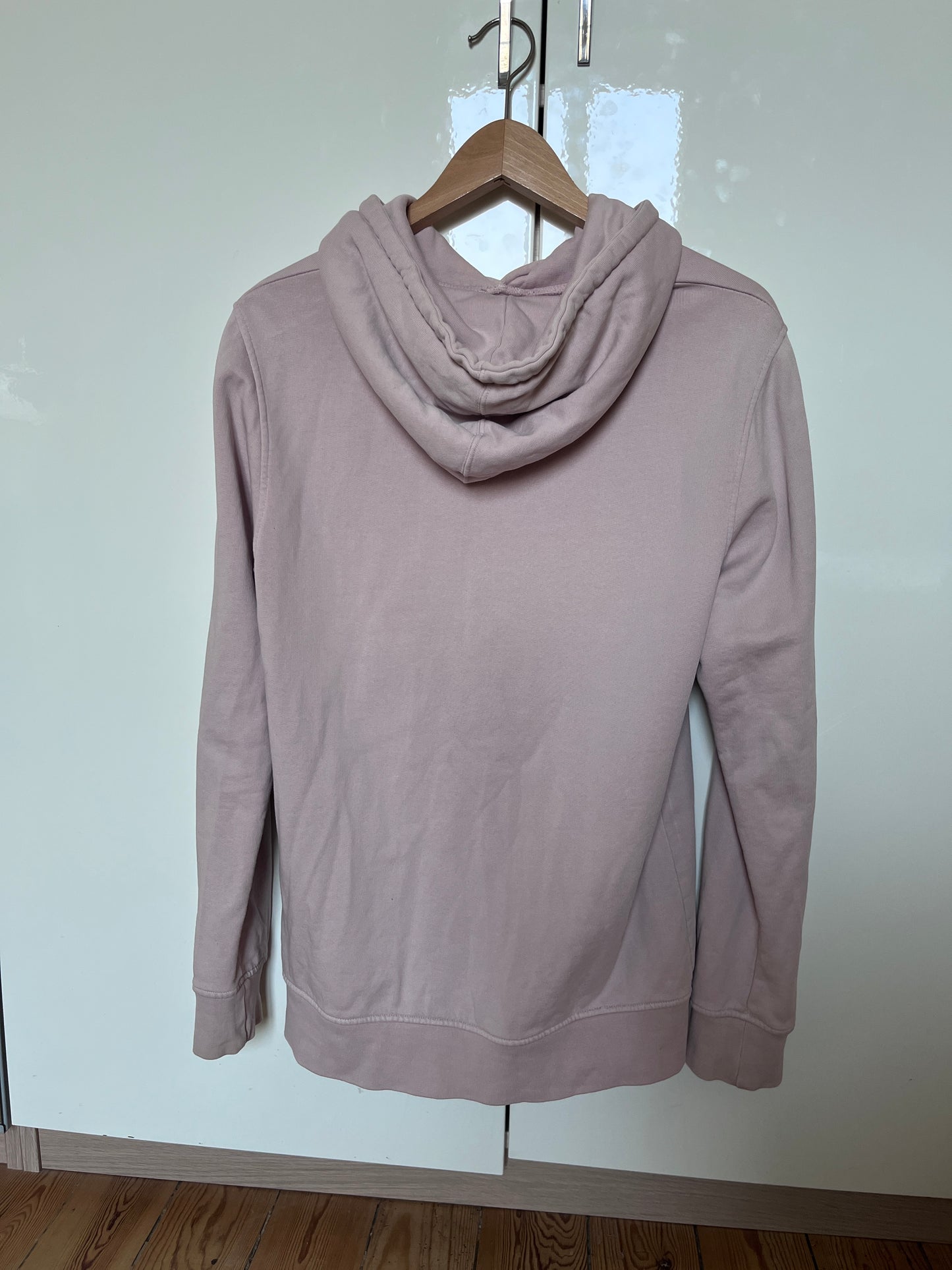 Sweat à capuche en coton bio | rose 'Faded pink'