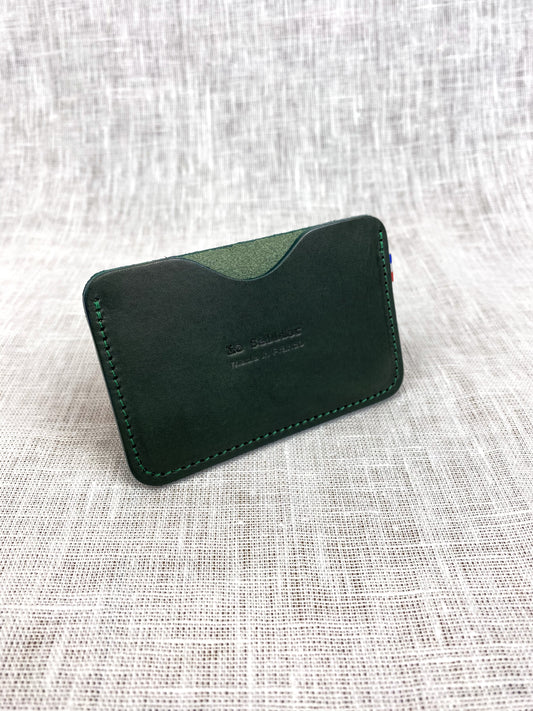 Porte carte vert forêt