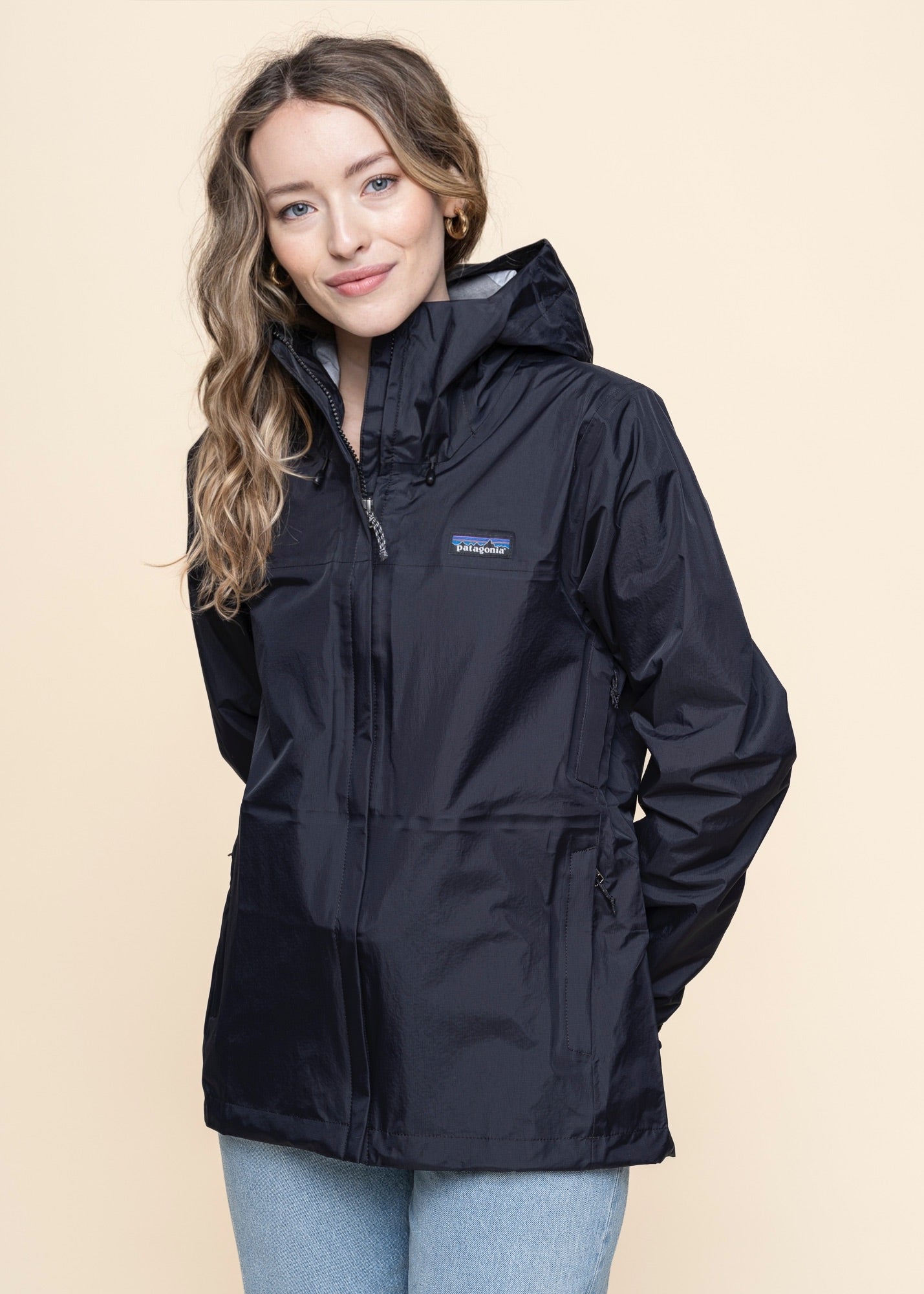 Veste imperméable en nylon recyclé | Noir "torrentshell 3l jkt black"