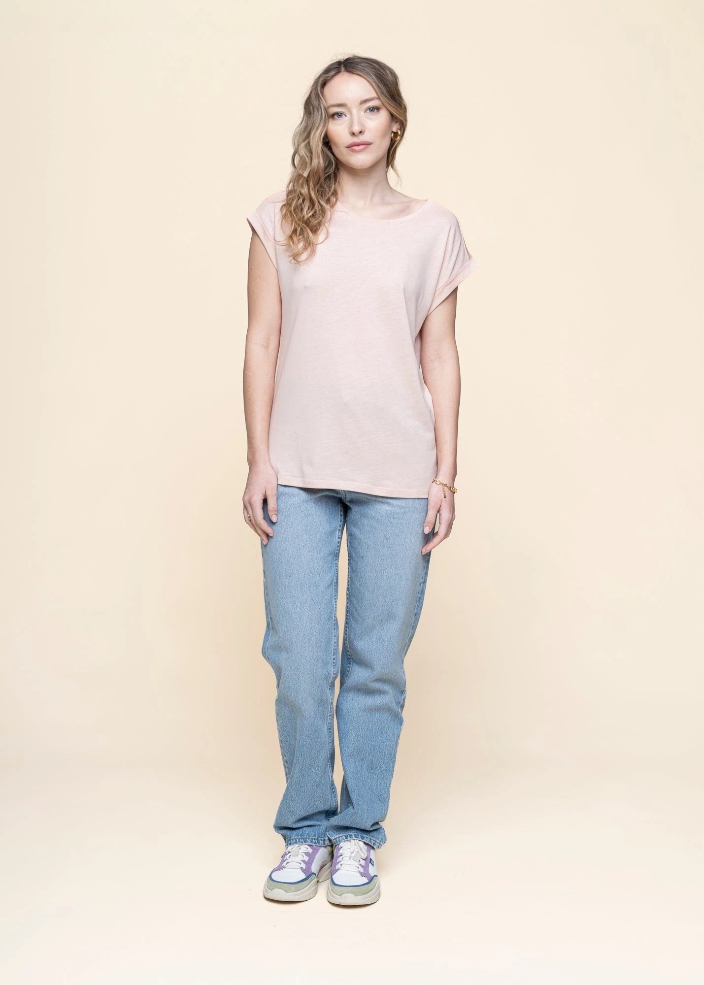 T-shirt en tencel | rose "jilaana - rosalilly"
