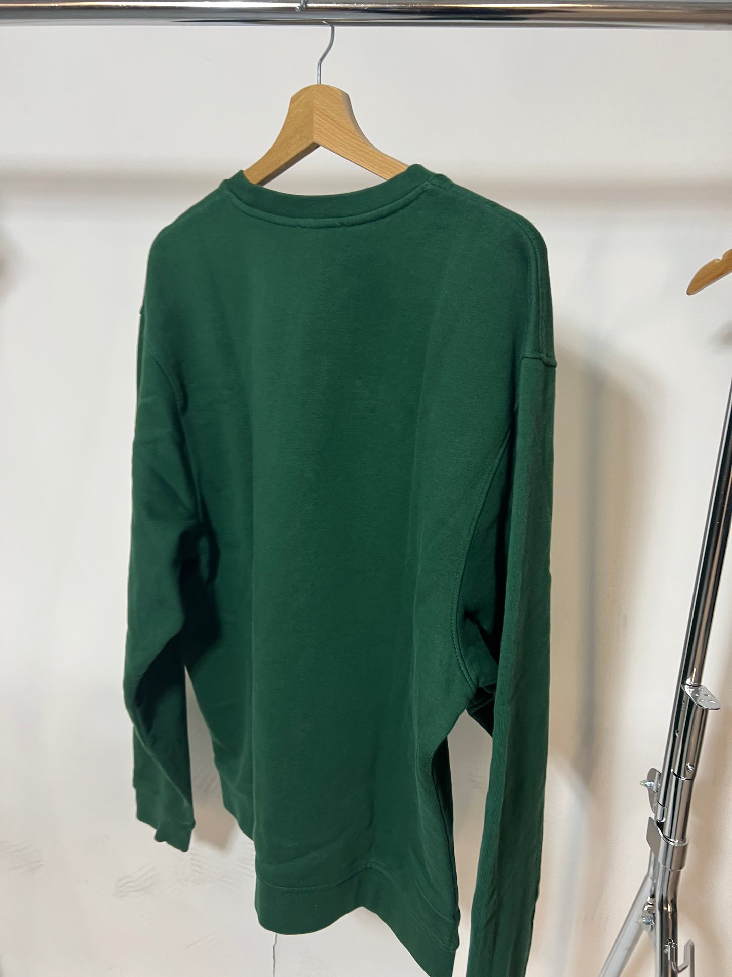 Sweat oversize en coton bio | vert forêt
