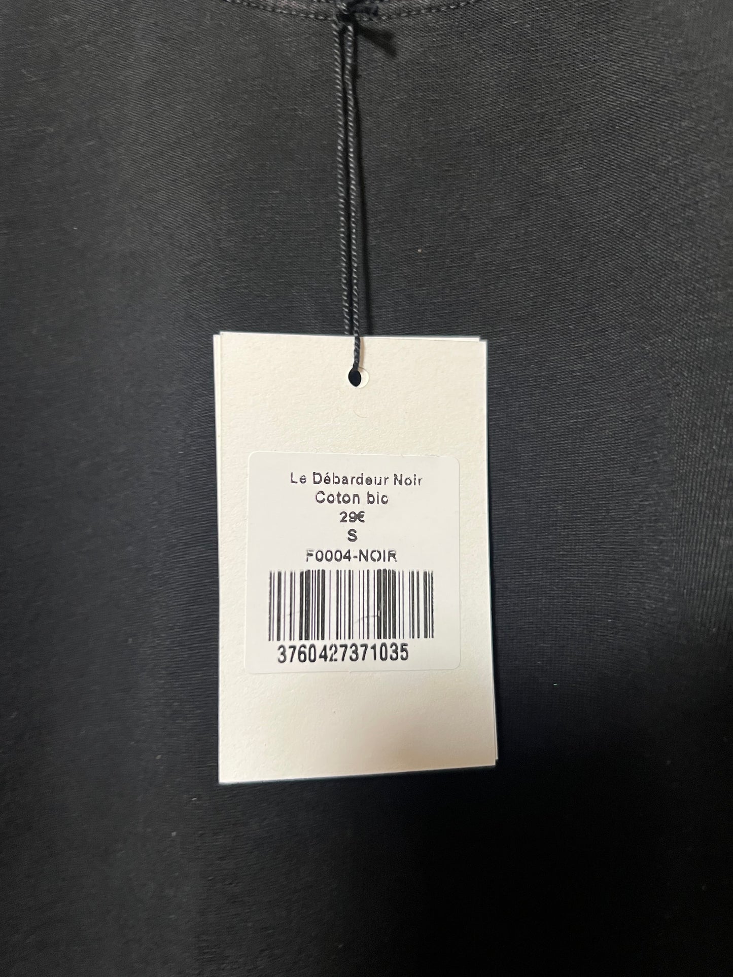 Débardeur en coton bio | noir