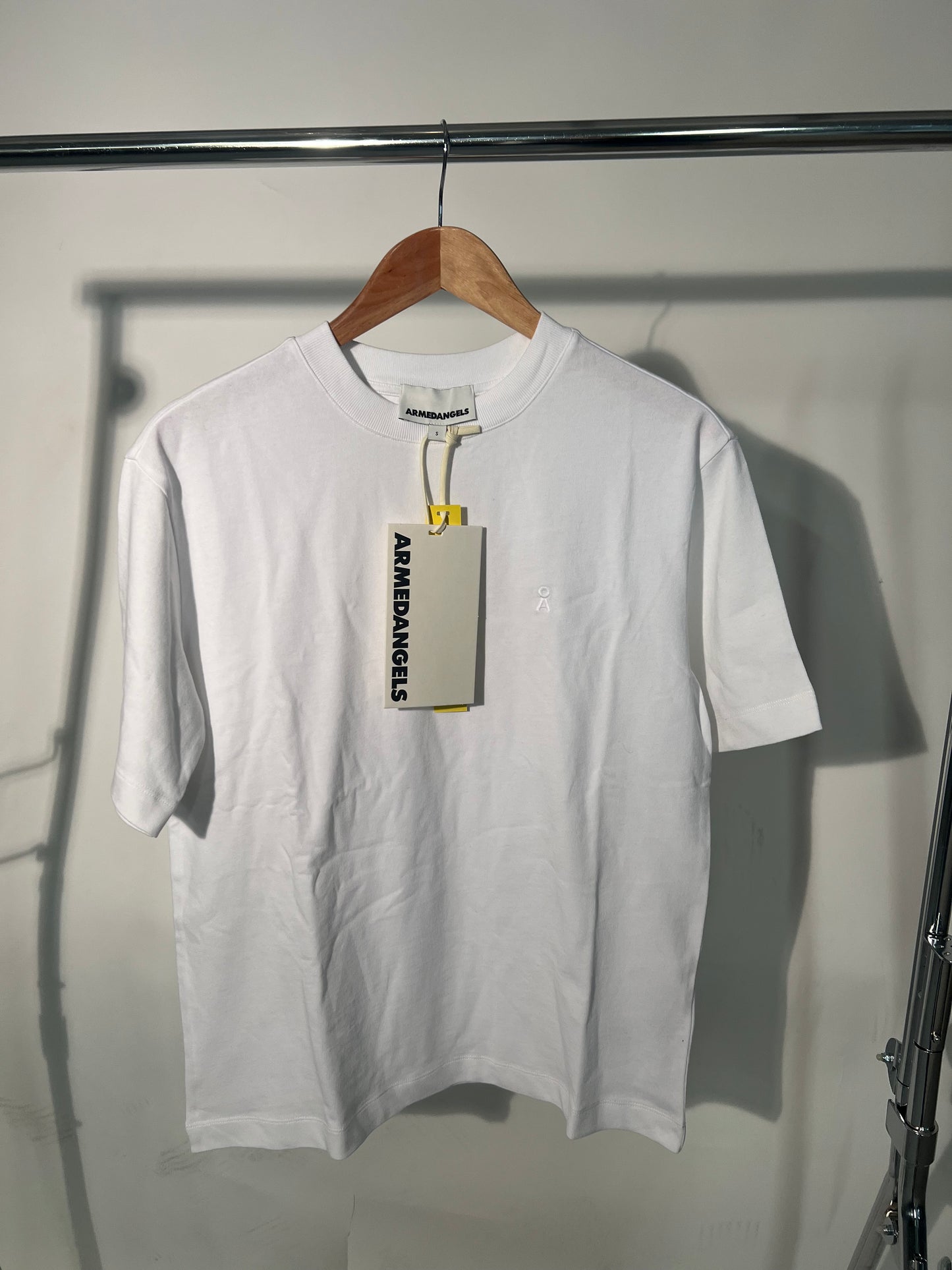 T-shirt en coton bio et recyclé | blanc 'tarjaa white'