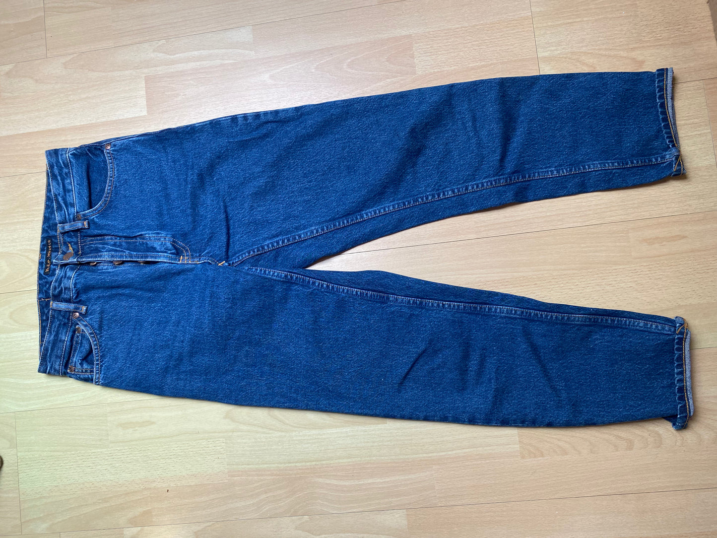 Jean mom en coton bio | bleu 'breezy britt morning soul'