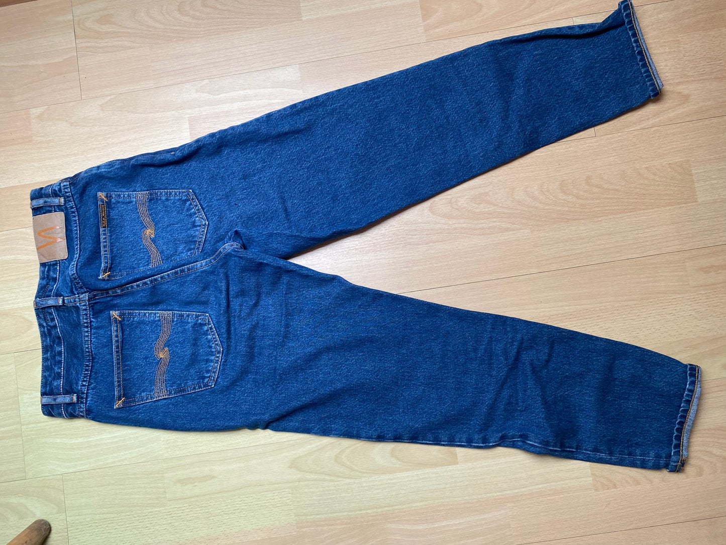 Jean mom en coton bio | bleu 'breezy britt morning soul'