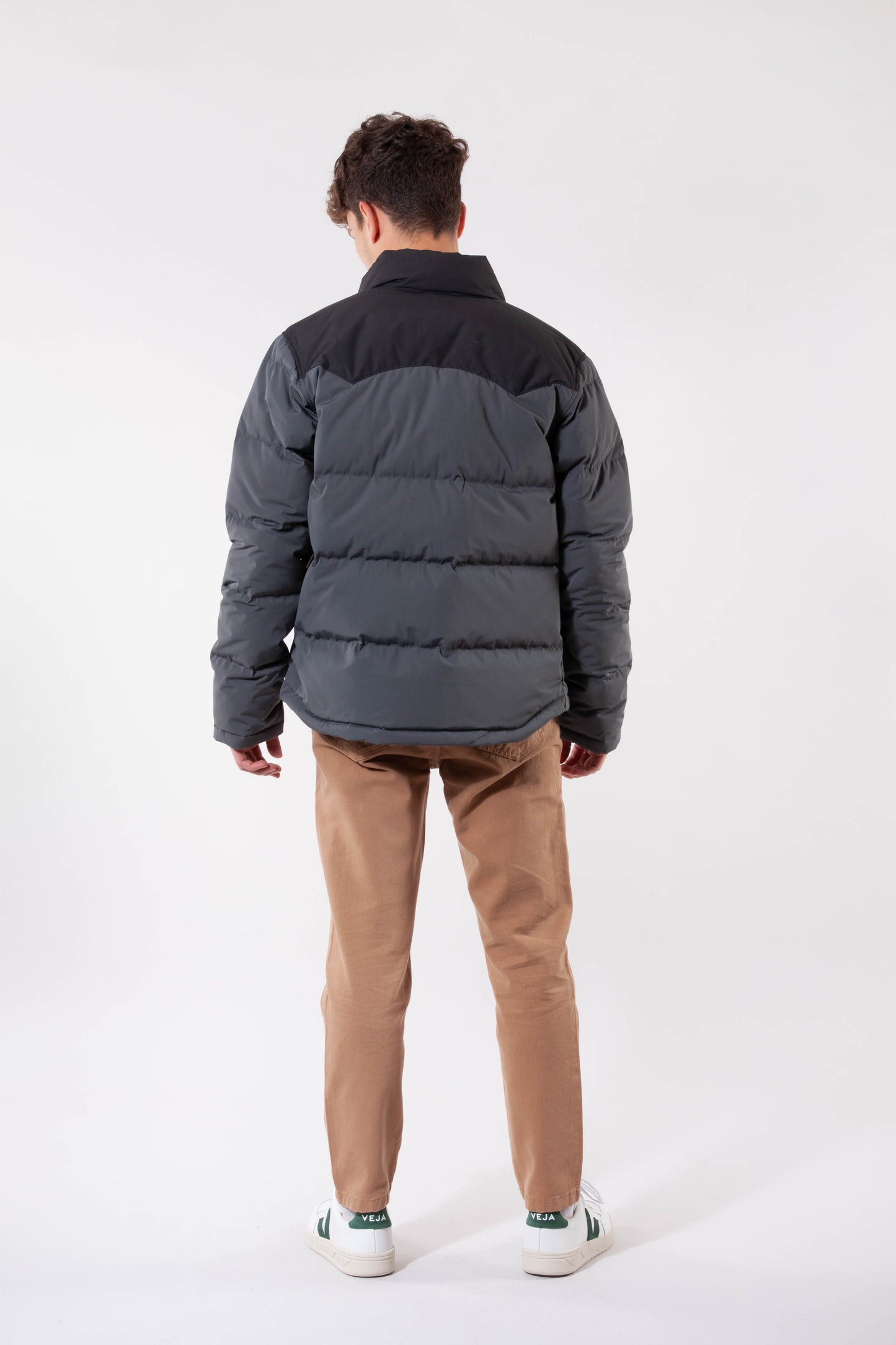 Doudoune gris foncé recyclé - bivy down