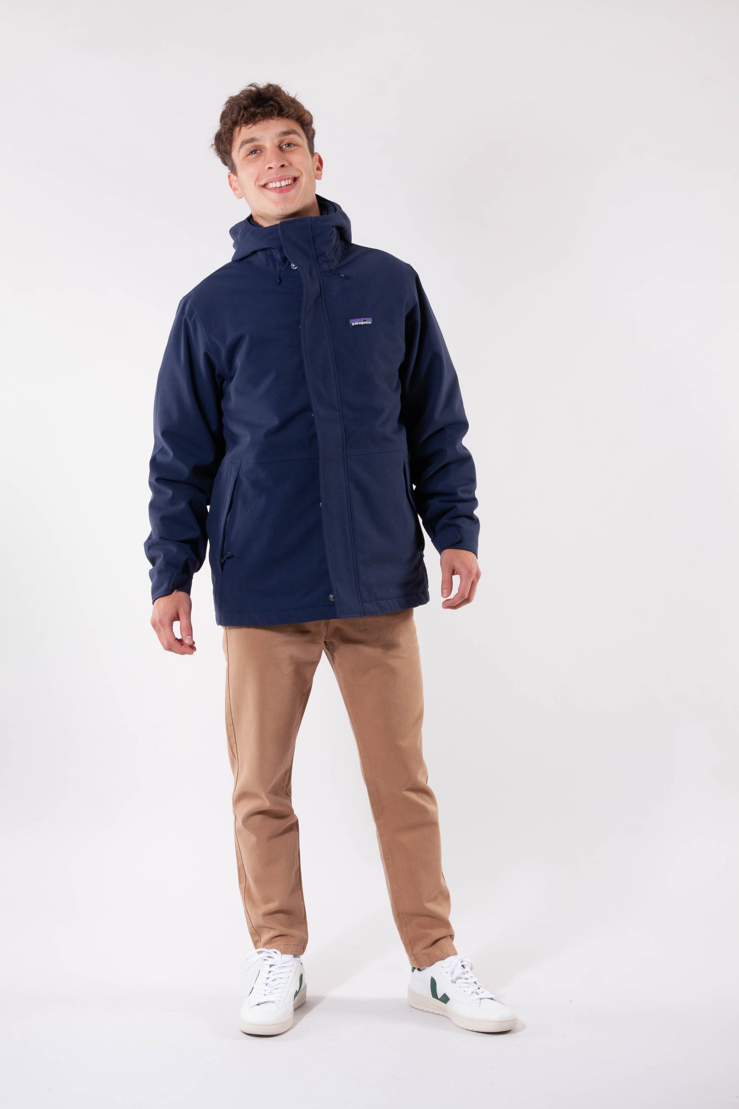 Parka avec doudoune amovible marine recyclés - lone mountain