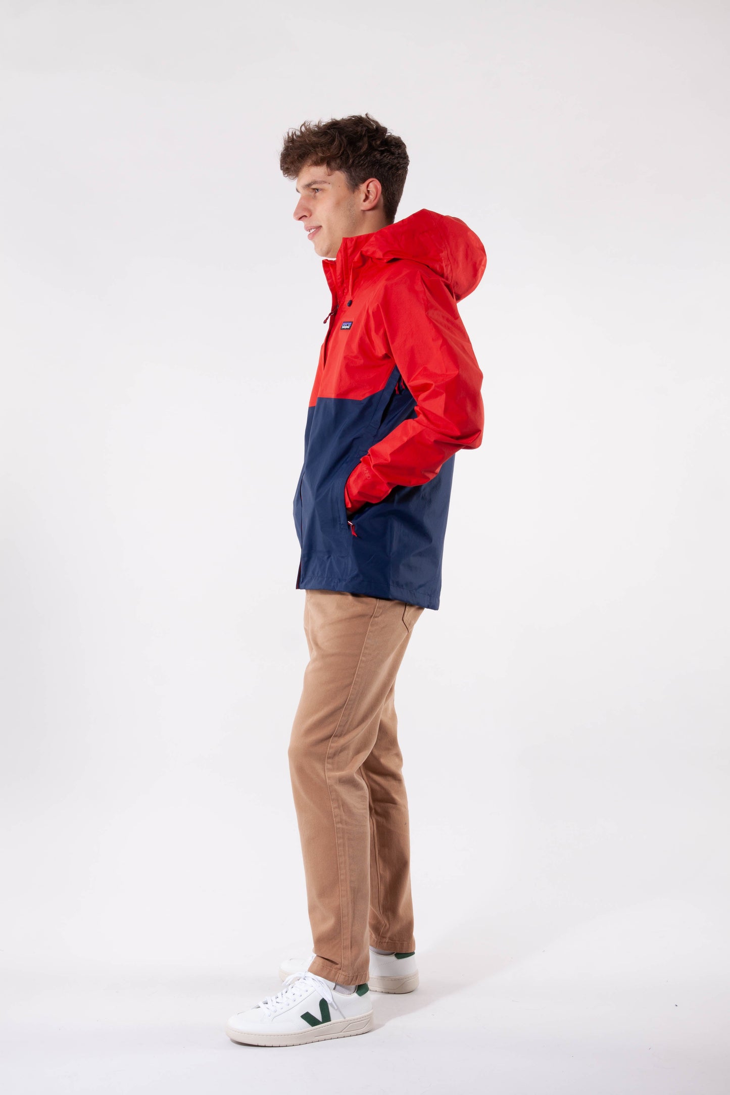 Veste imperméable bicolore en recyclé - torrentshell