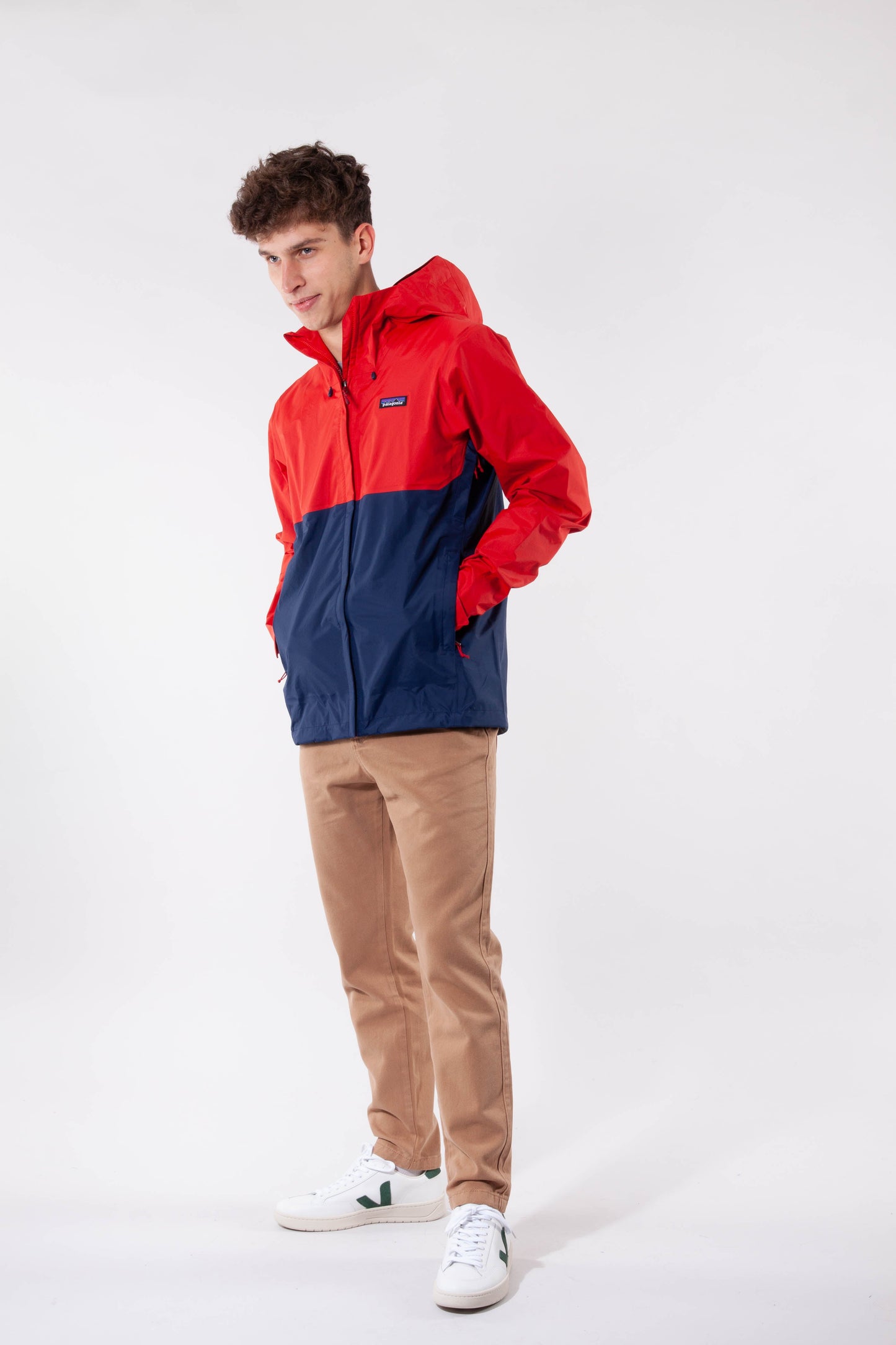 Veste imperméable bicolore en recyclé - torrentshell