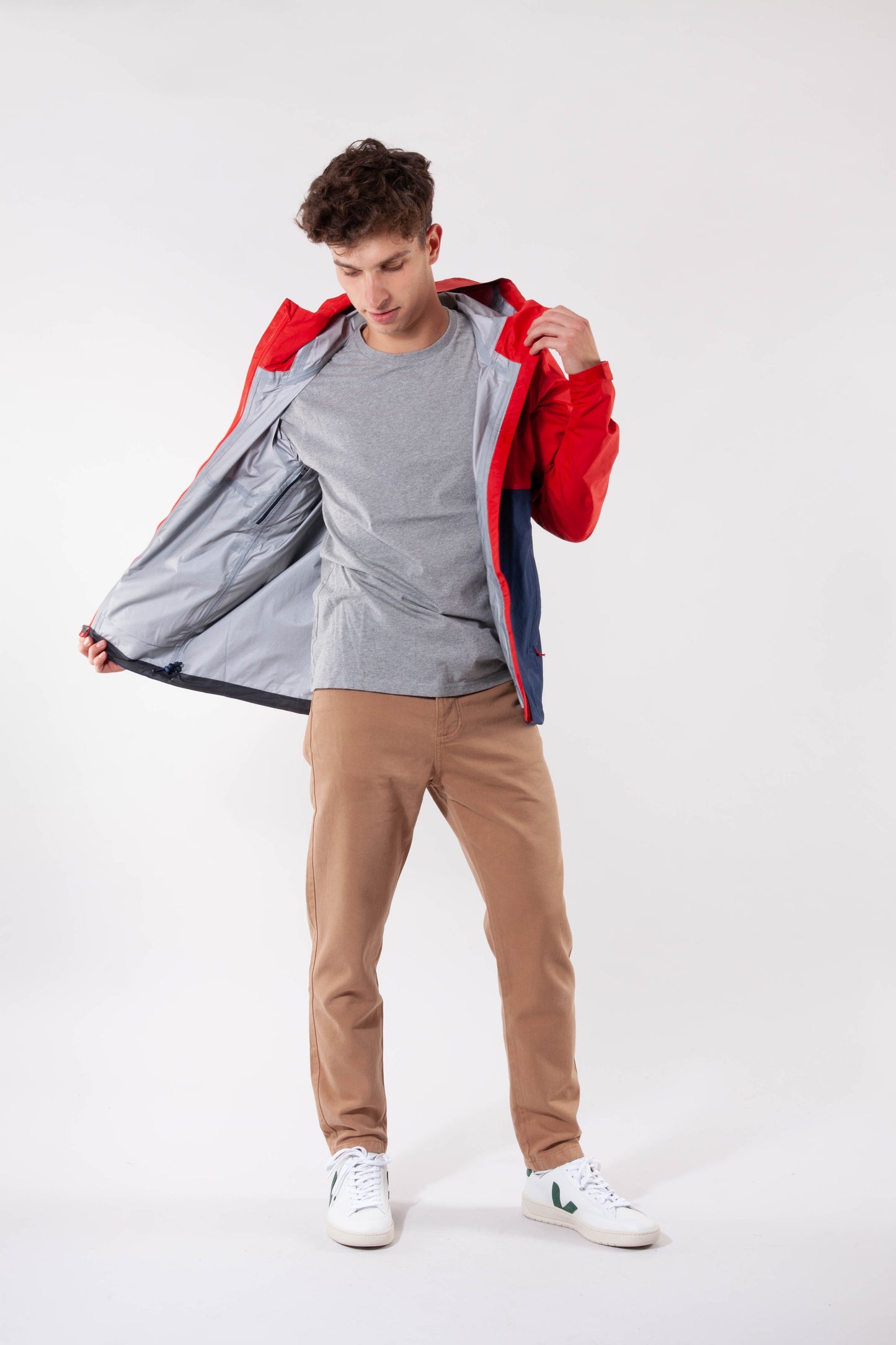 Veste imperméable bicolore en recyclé - torrentshell