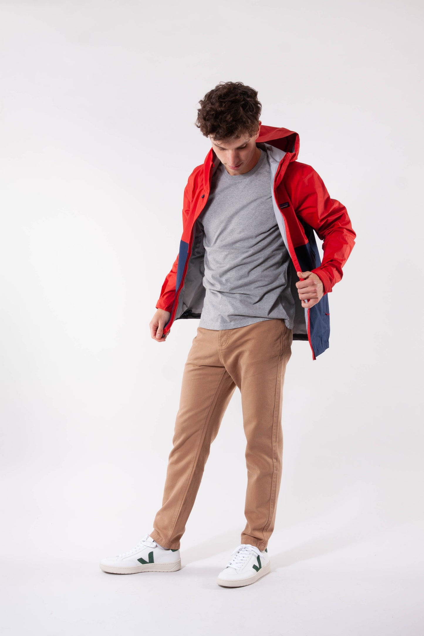 Veste imperméable bicolore en recyclé - torrentshell