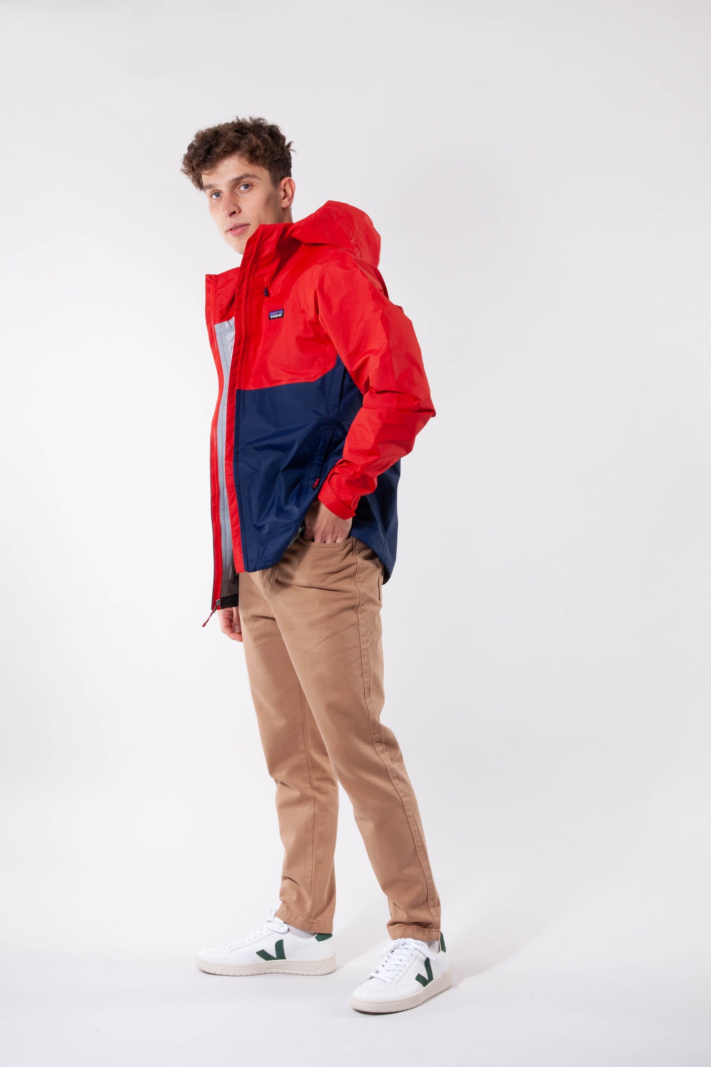 Veste imperméable bicolore en recyclé - torrentshell