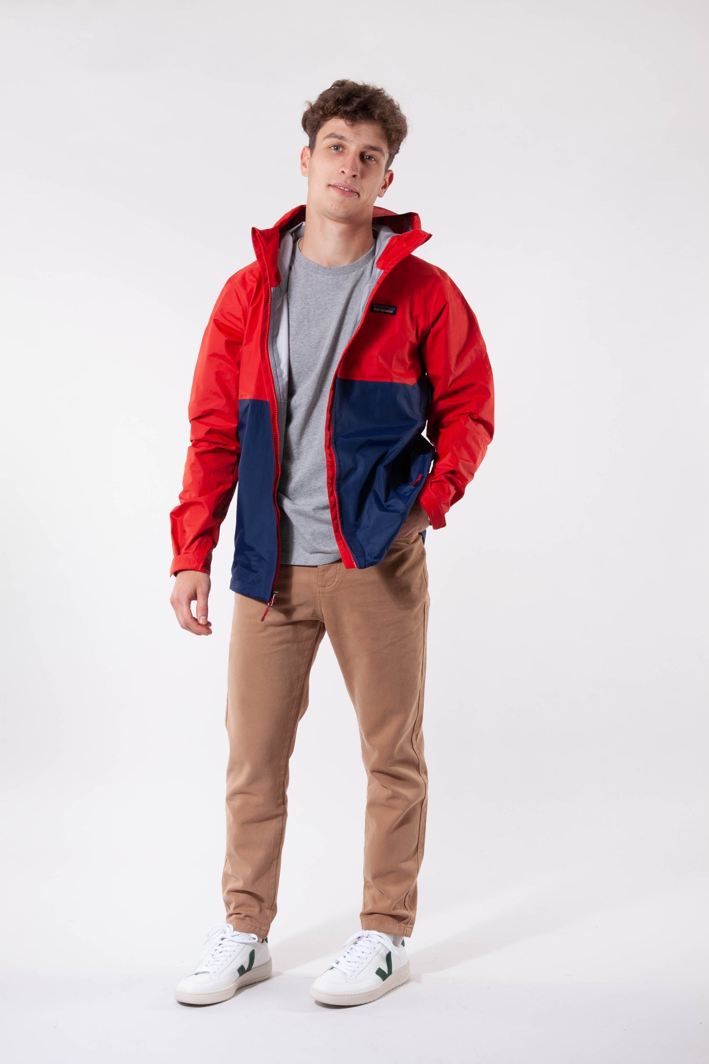 Veste imperméable bicolore en recyclé - torrentshell
