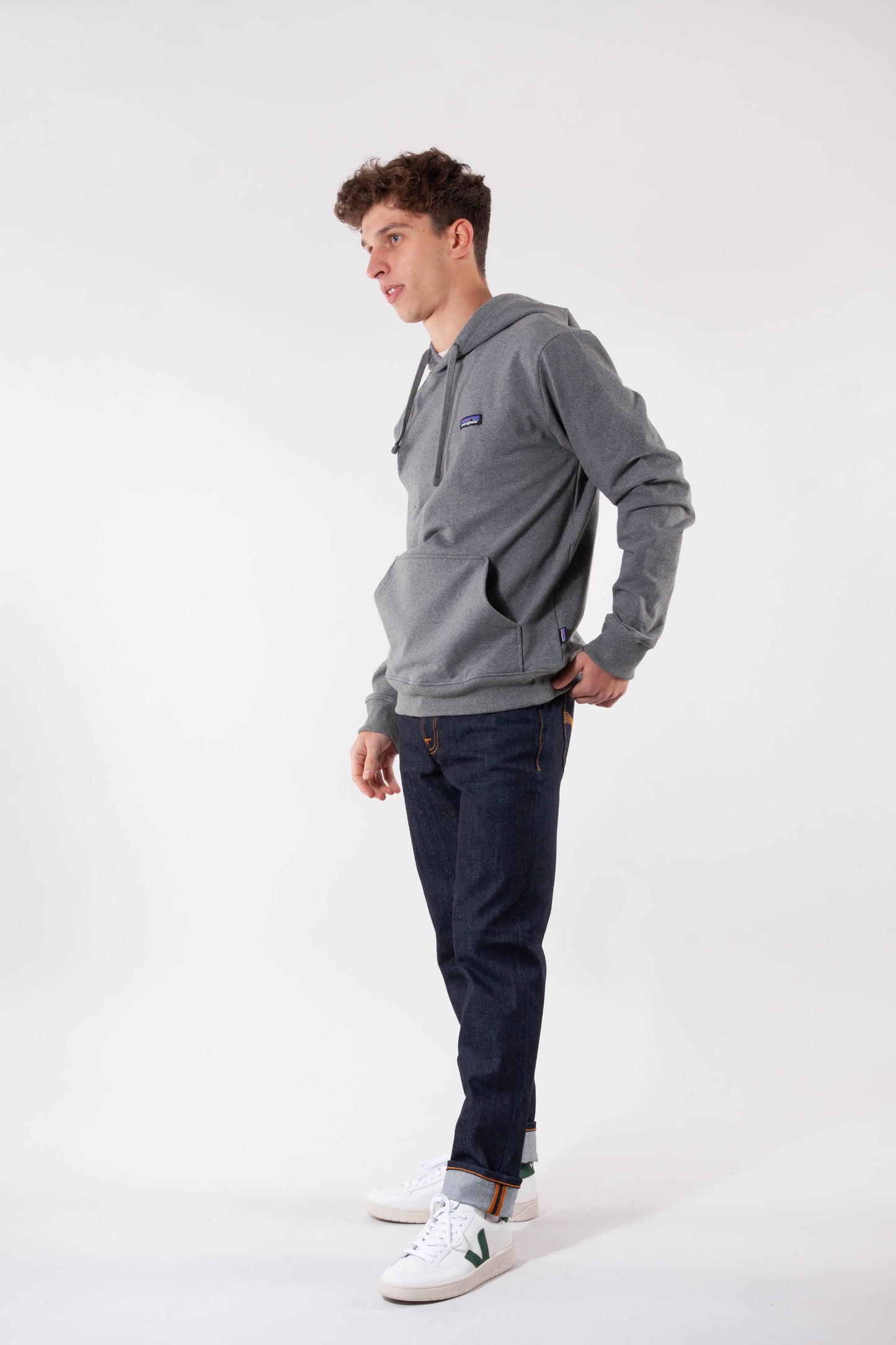 Sweat à capuche gris en polyester et coton recyclé - P6 label uprisal hoody