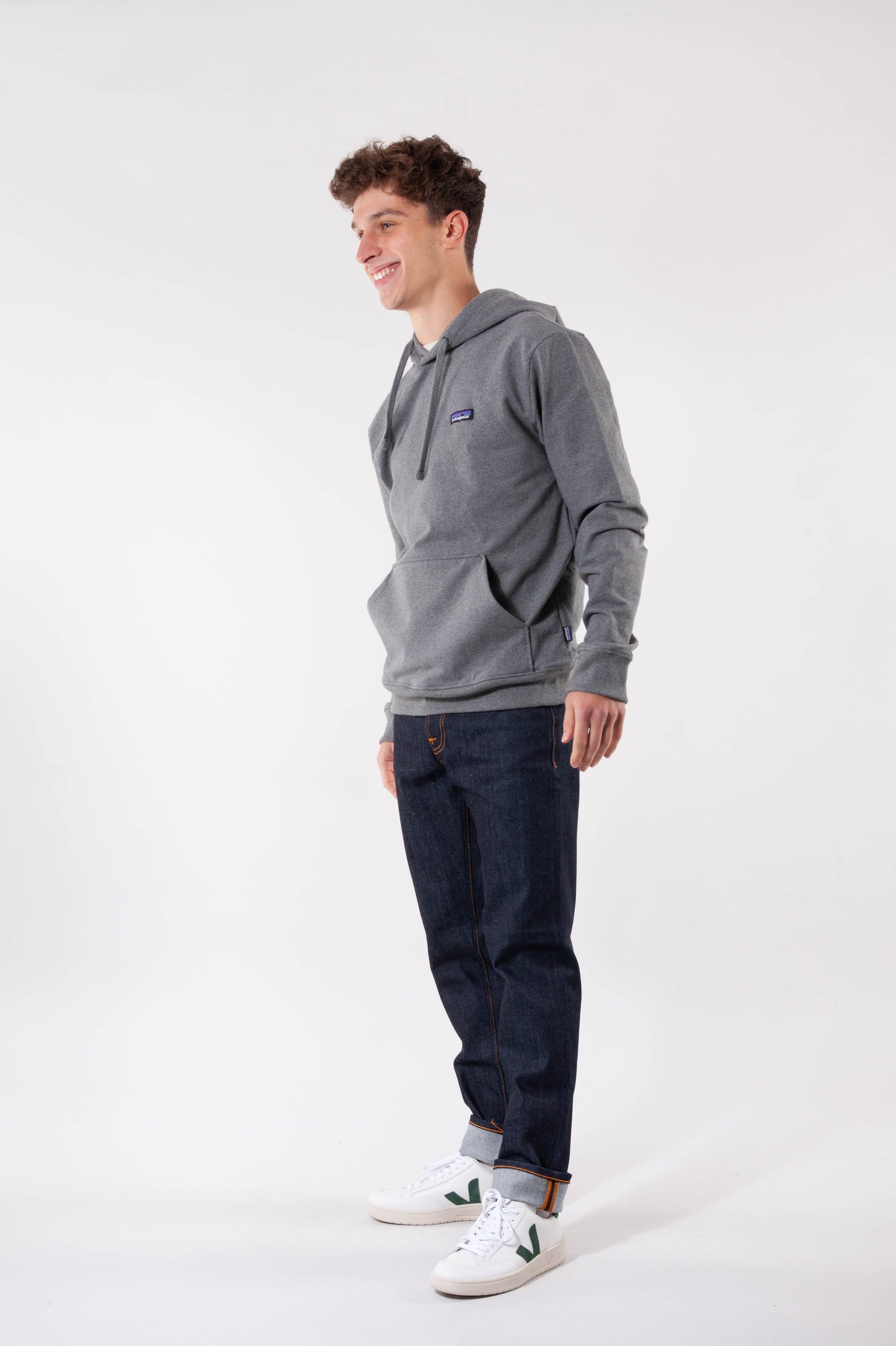 Sweat à capuche gris en polyester et coton recyclé - P6 label uprisal hoody