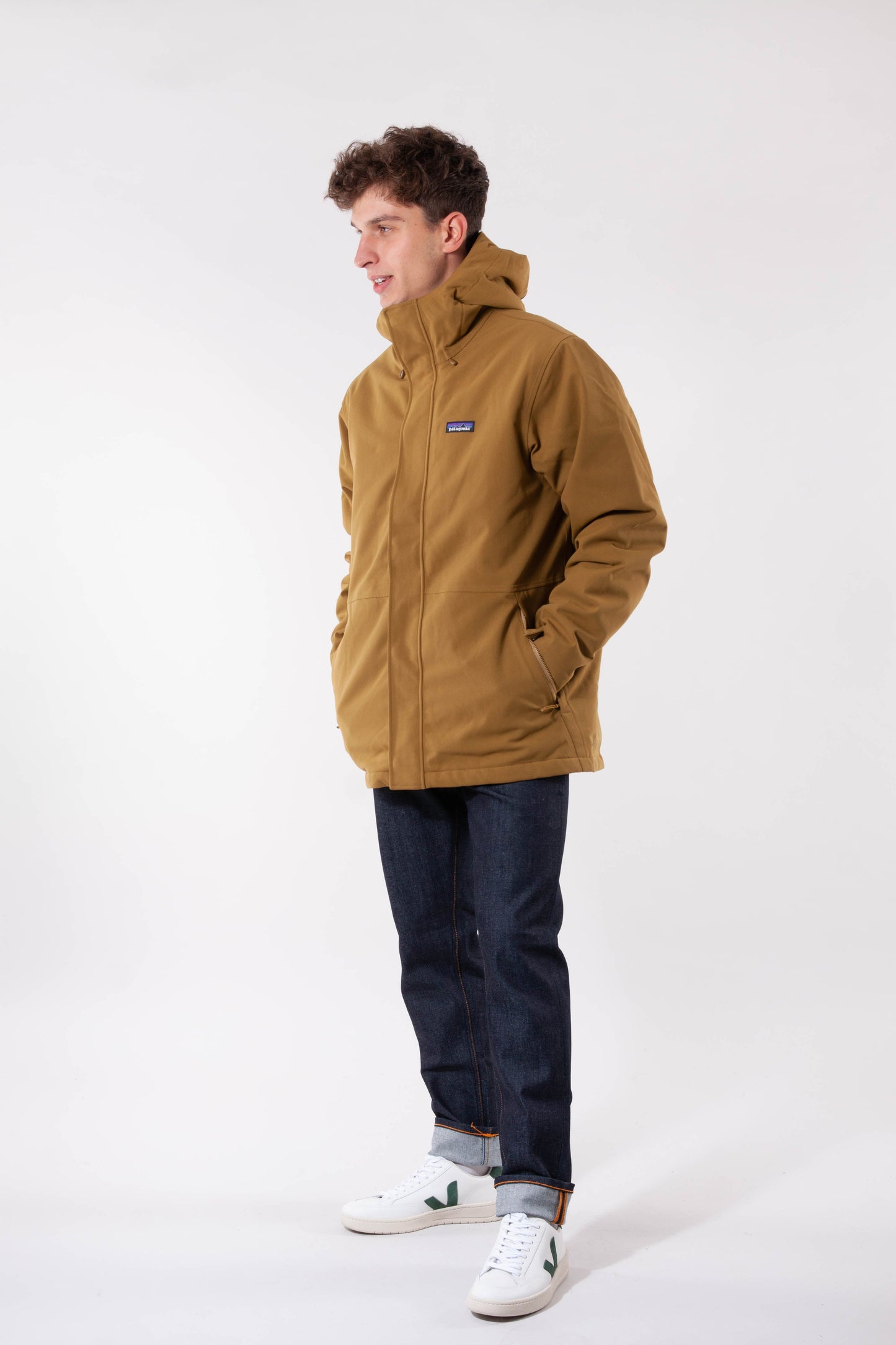 Parka avec doudoune amovible marron recyclés - lone mountain