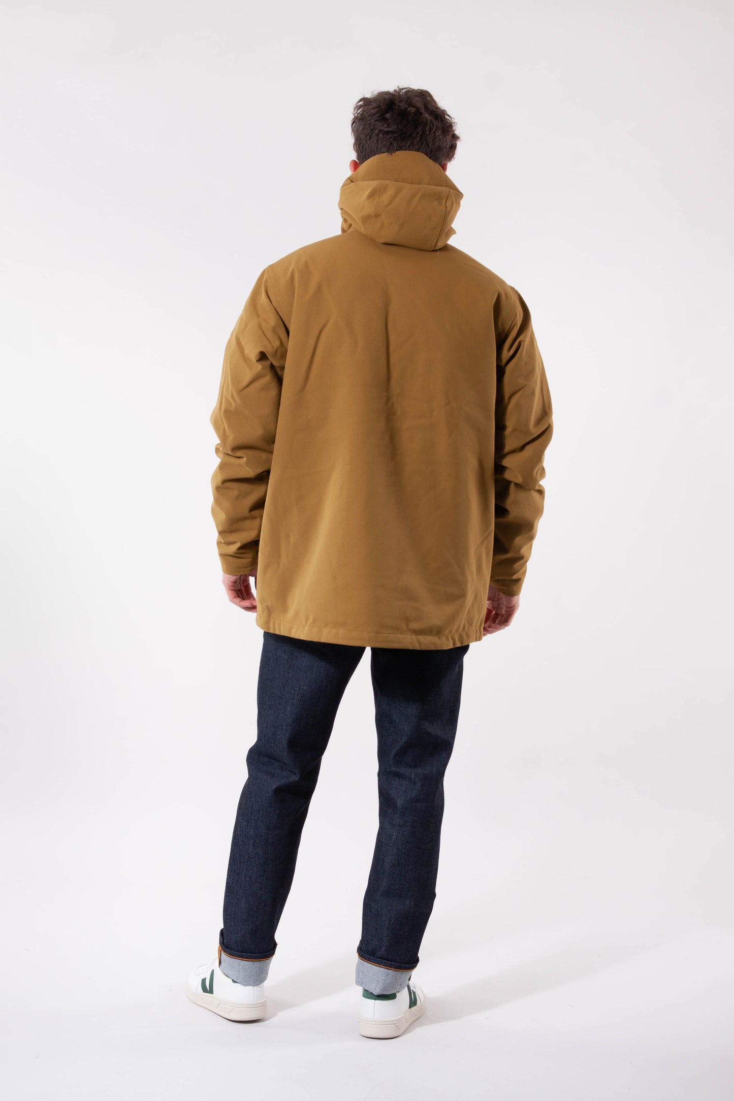 Parka avec doudoune amovible marron recyclés - lone mountain