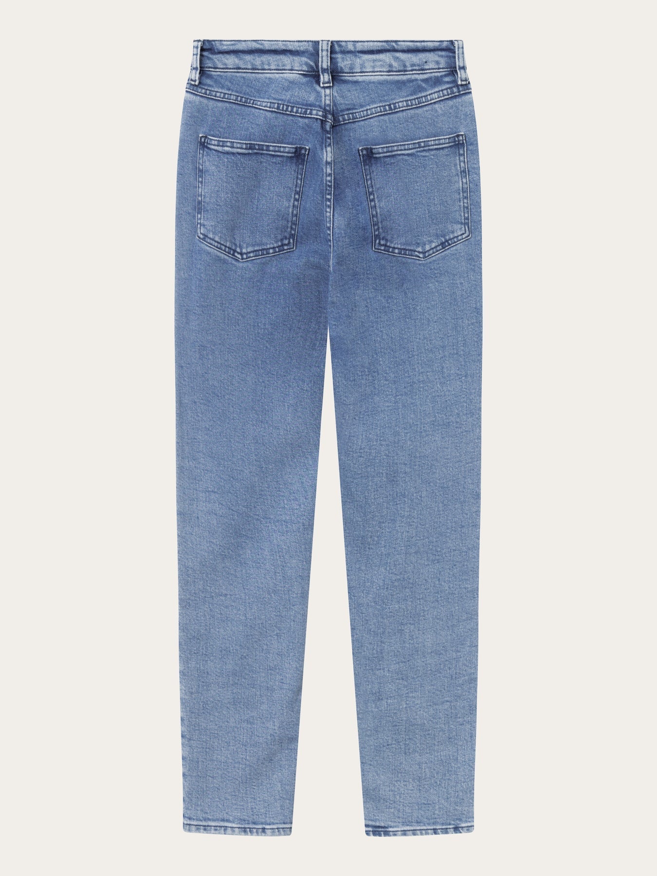 Jean mom en coton bio  | bleu "iris mom mid-rise light blue"