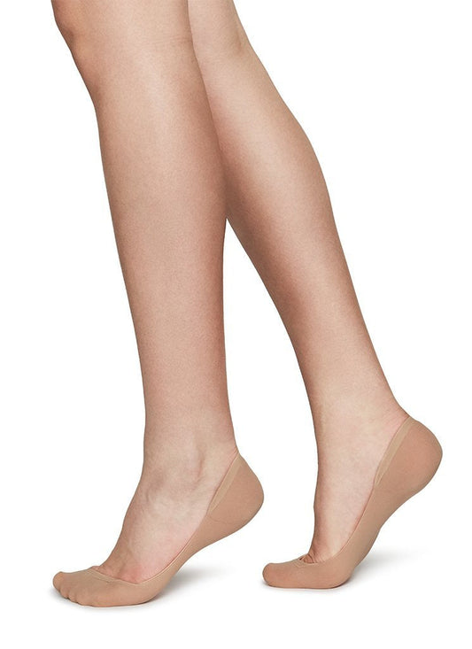Pack 2 paires de socquettes recyclées | beige "70 deniers - Ida"
