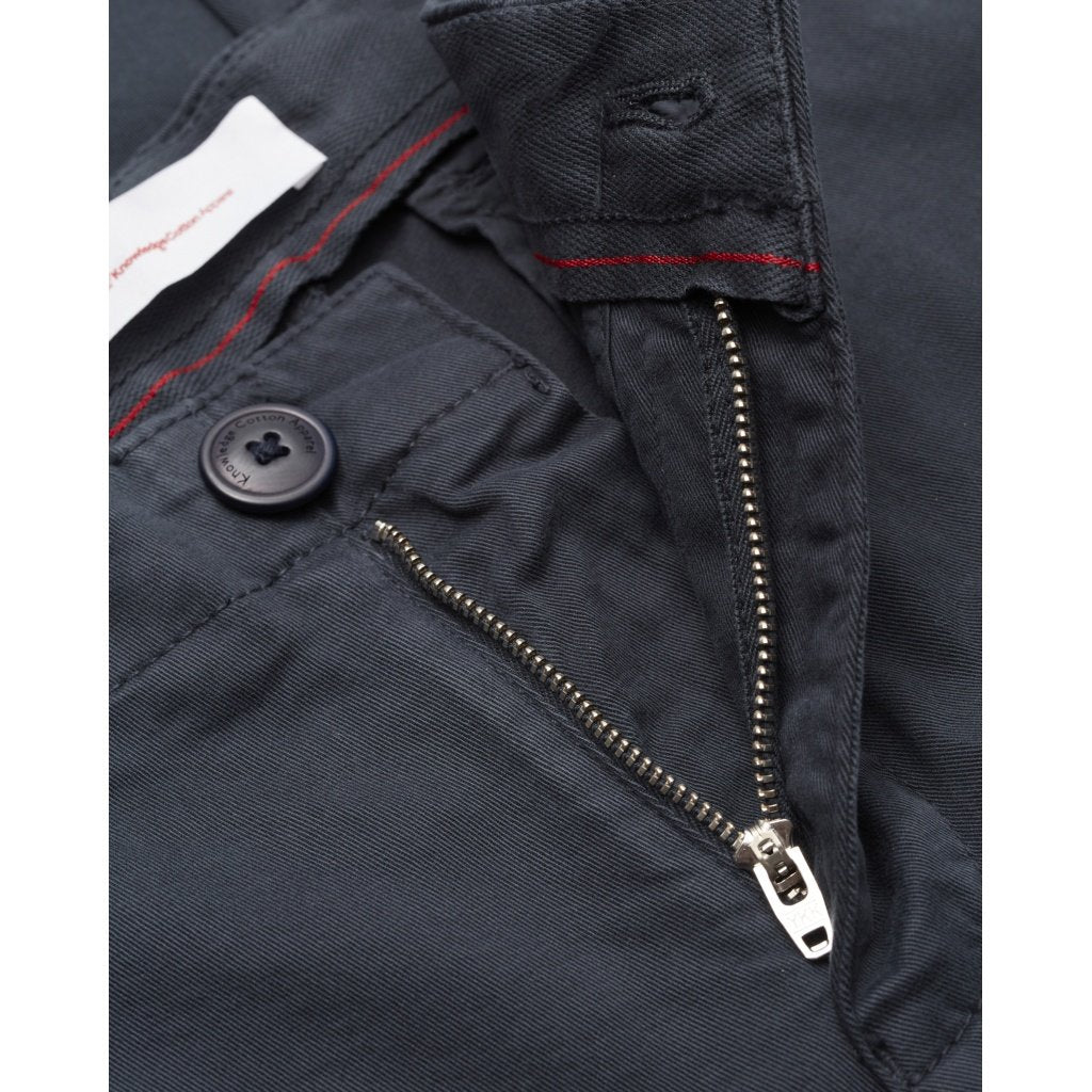 Chino slim bleu nuit en coton bio - Joe total eclipse