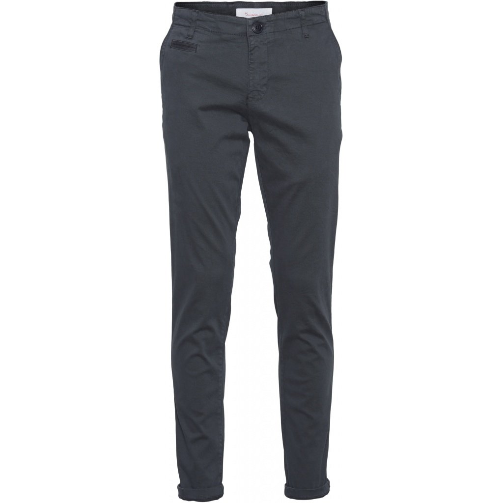 Chino slim bleu nuit en coton bio - Joe total eclipse